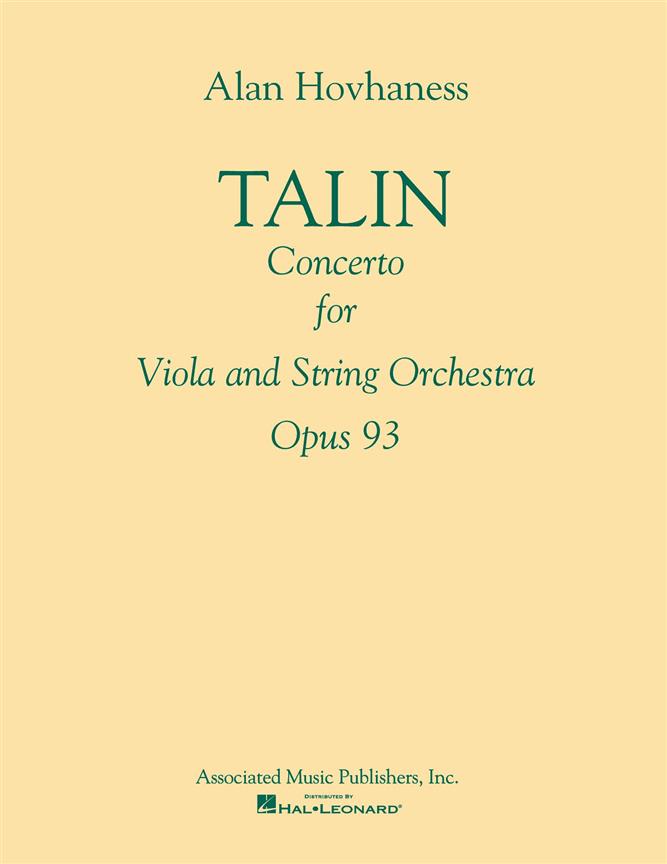 Talin Concerto, Op. 93