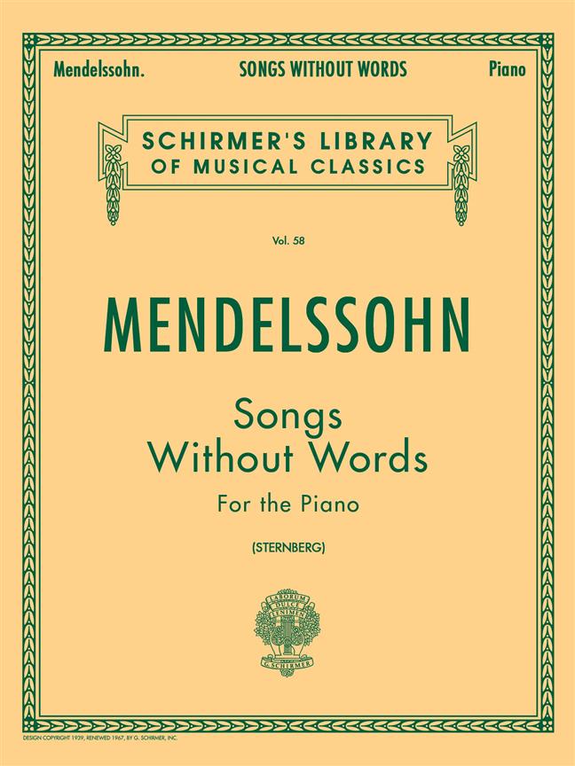 Songs Without Words for Piano