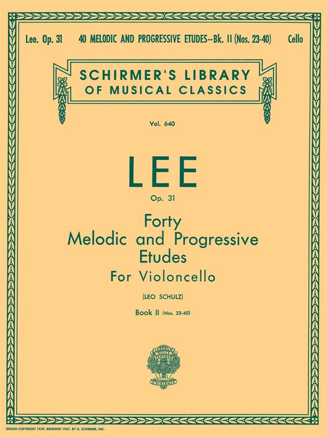 40 Melodic and Progressive Etudes, Op. 31
