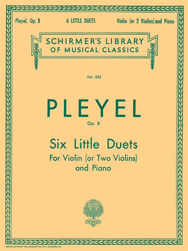 Six Little Duets, Op. 8