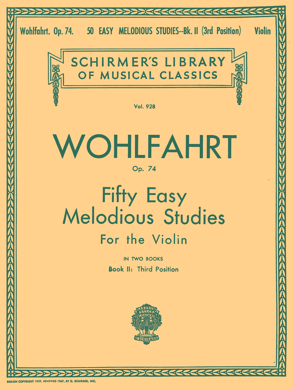 50 Easy Melodious Studies, Op. 74 - Book 2