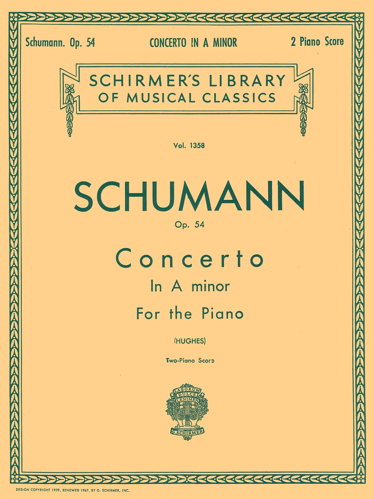 Concerto in A Minor, Op. 54