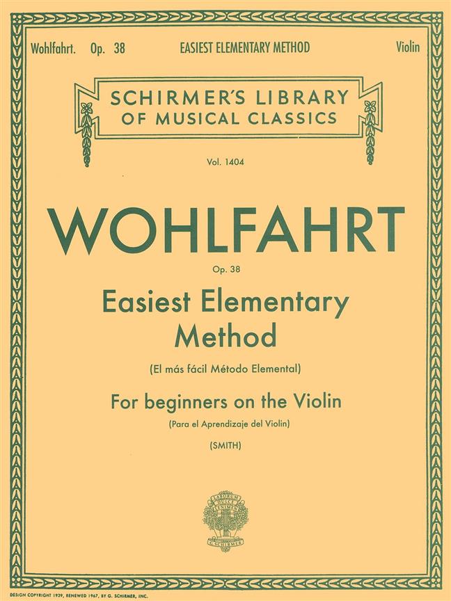 Easiest Elementary Method for Beginners Op. 38