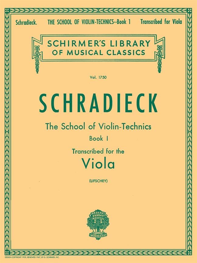 School of Violin Technics, Op. 1 - Book 1