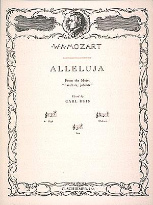 Alleluia (from Exsultate, jubilate)