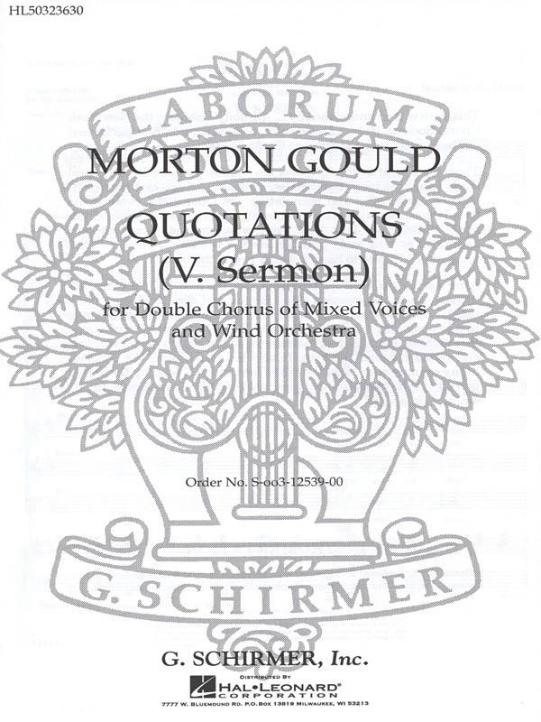 Sermon From Quotations