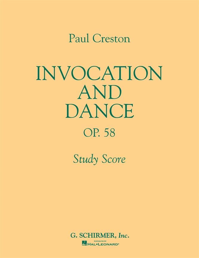Invocation and Dance, Op. 58