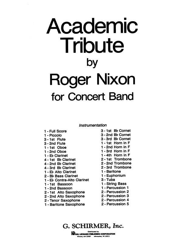 Academic Tribute