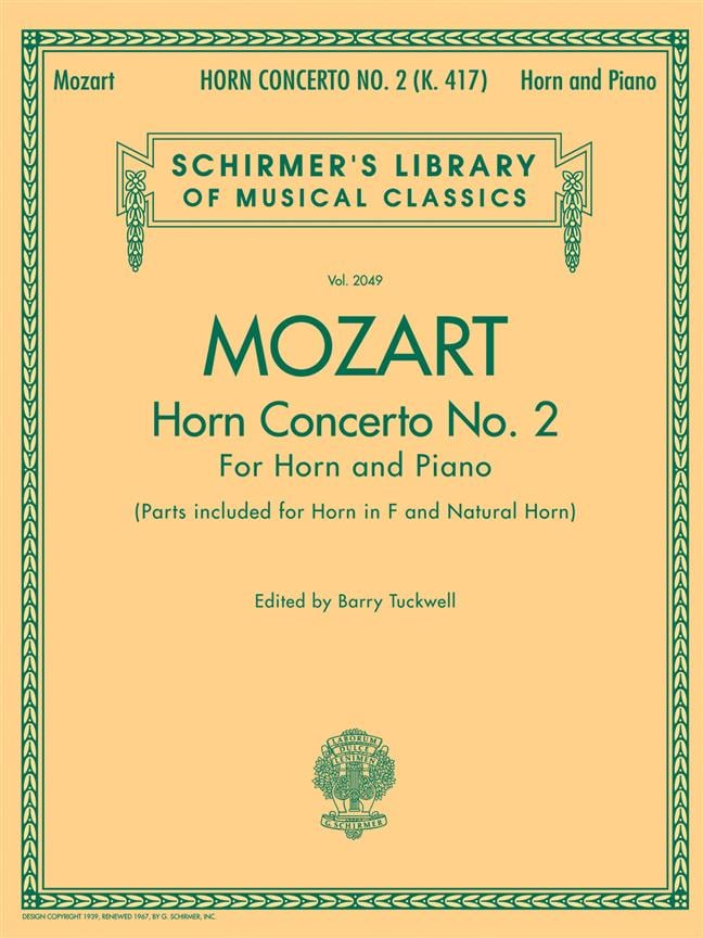 Concerto No. 2, K. 417