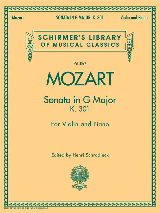 Sonata in G Major, K301