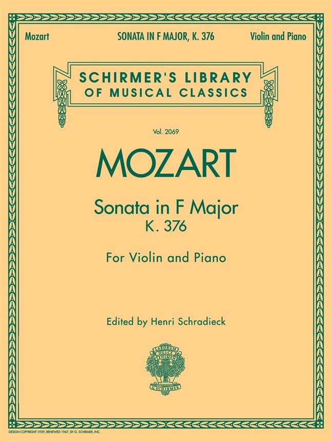 Sonata in F Major, K376