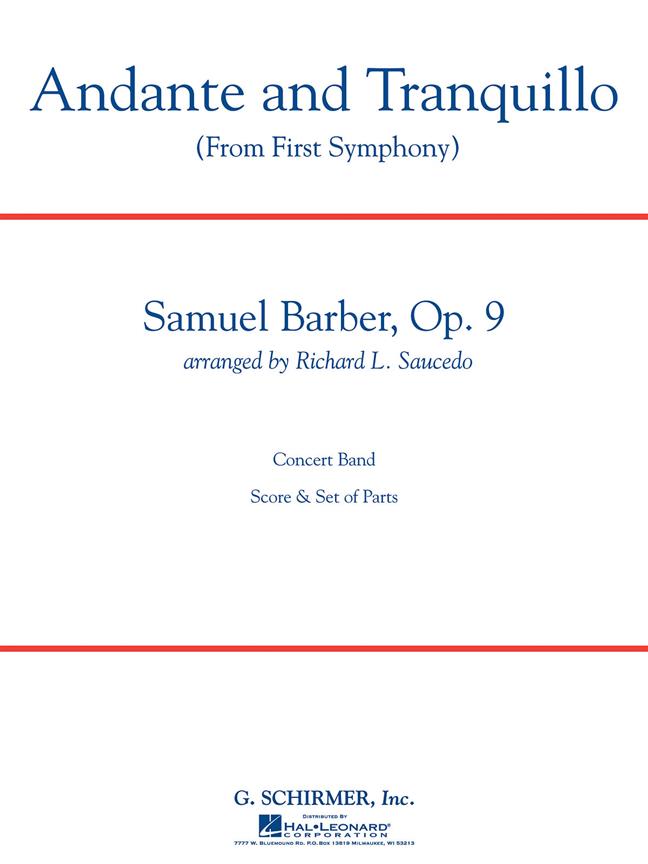 Andante and Tranquillo (from First Symphony)