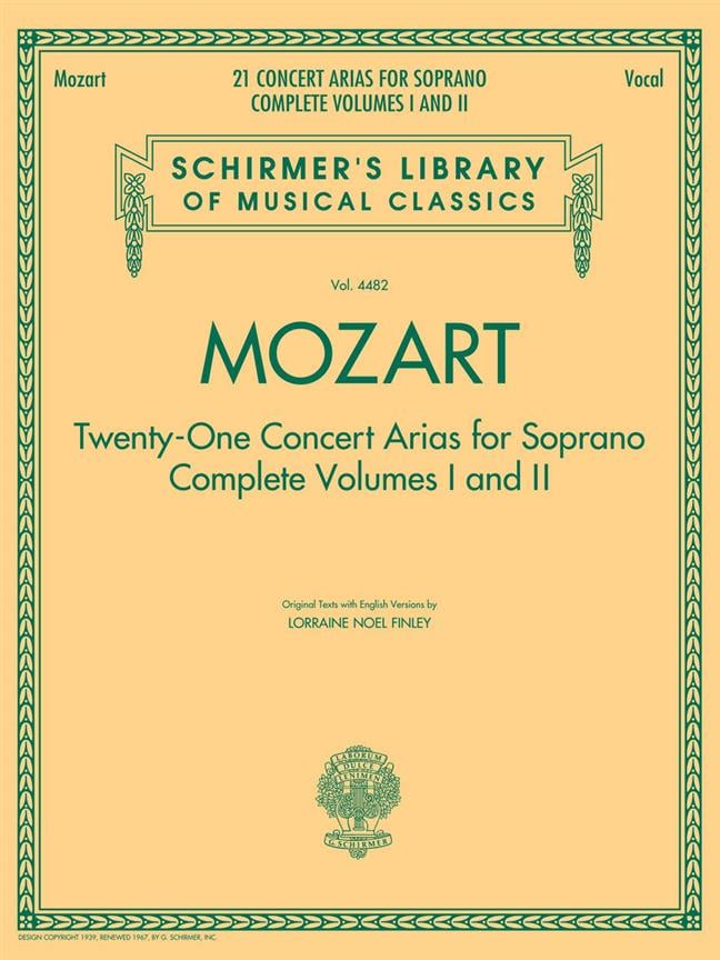 21 Concert Arias for Soprano