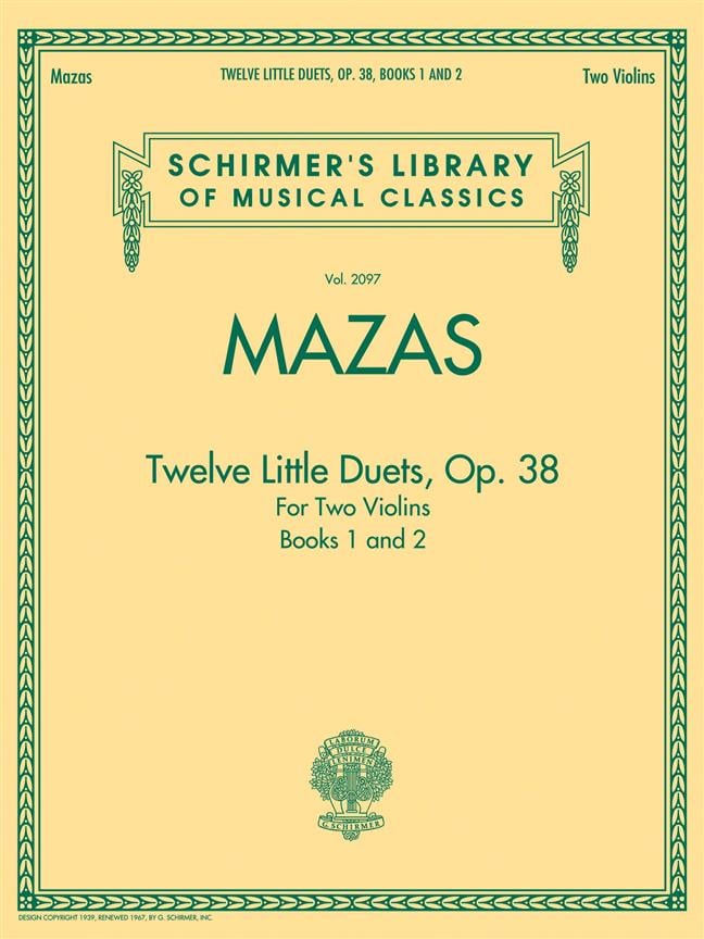Twelve Little Duets for Two Violins Op. 38