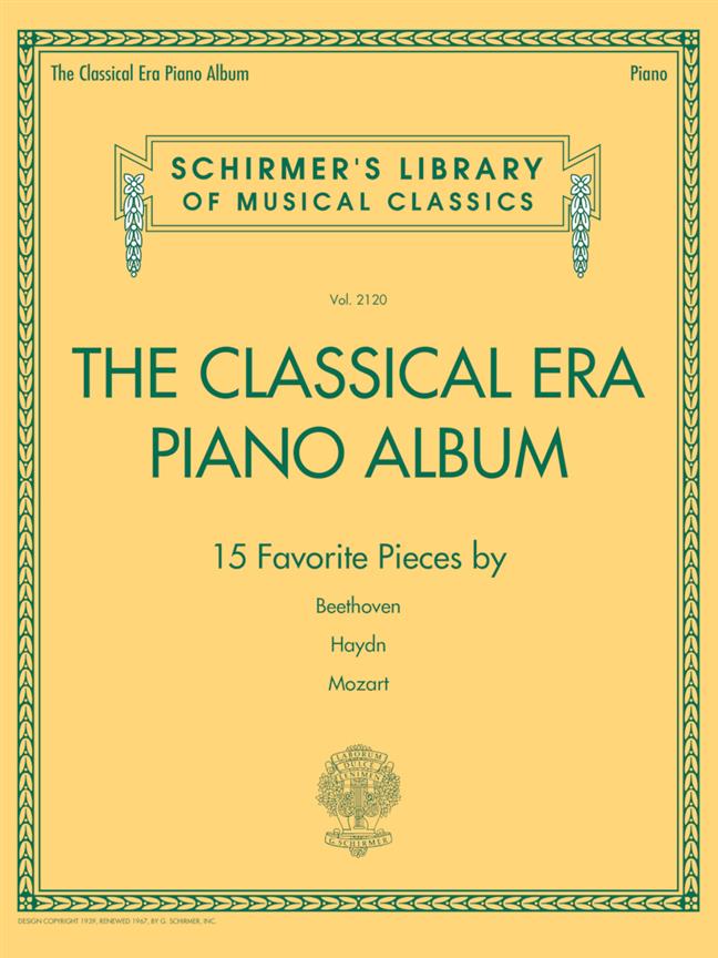 The Classical Era Piano Album