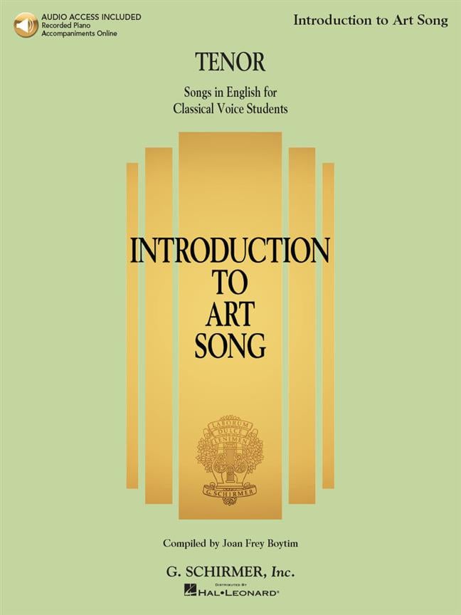 Introduction to Art Song for Tenor Voice
