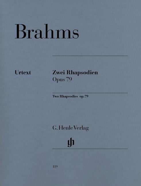 Johannes Brahms: 2 Rhapsodies op. 79