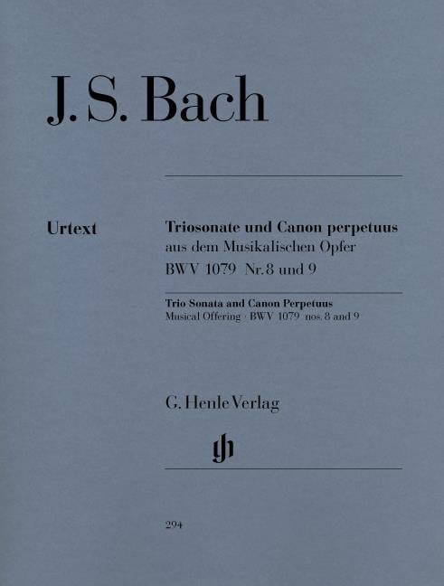 Triosonate und Canon perpetuus BWV 1079 8 und 9