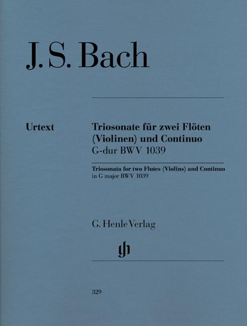 Triosonate G-Dur BWV1039