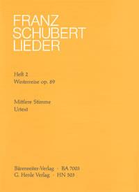 Winterreise Opus 89 D911 Mittler Stimme