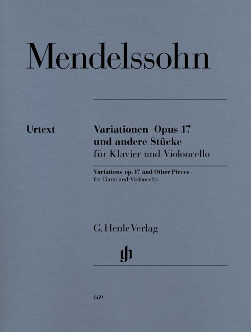 Variationen Opus 17 Und Andere Stücke