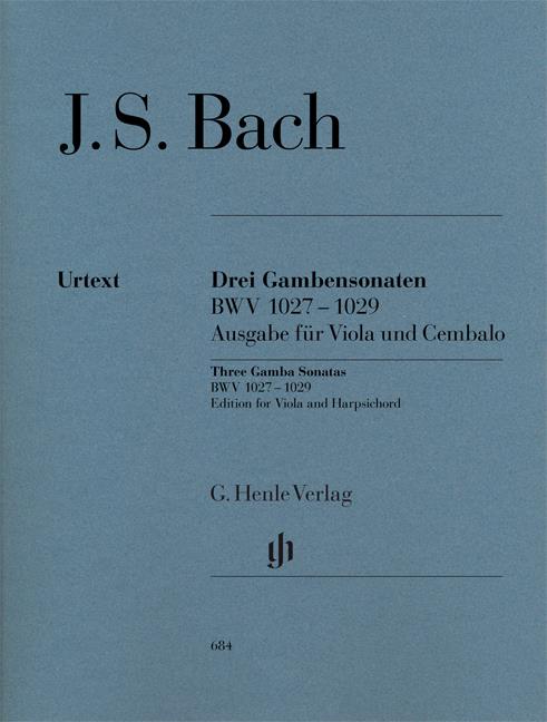3 Gambensonaten BWV1027-1029