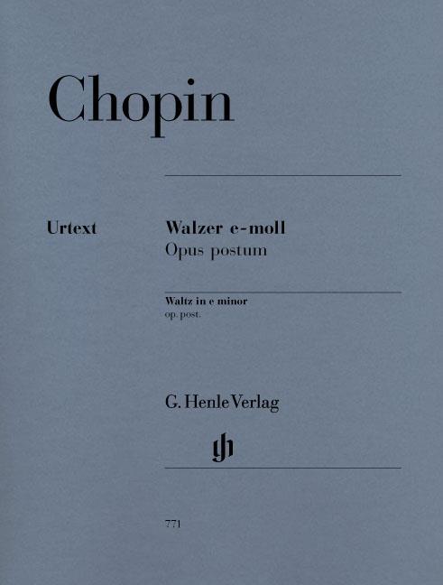 Waltz in E minor Opus posthume