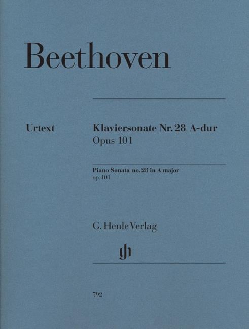 Klaviersonate Nr 28 A-Dur Op 101