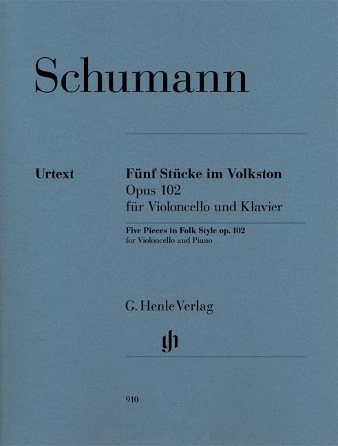5 Stucke Im Volkston Fur Violoncello Und Klav.