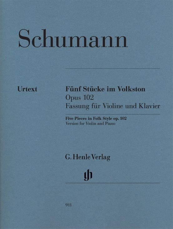Funf Stucke Im Volkston Op 102
