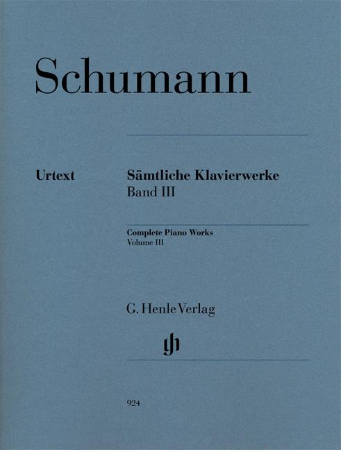 Samtliche Klavierwerke Band Iii