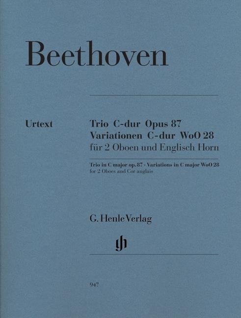 Trio in C major Op 87 Variations En Ut Majeur