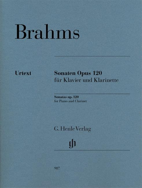 Sonaten op.120 für Klarinette und Klavier