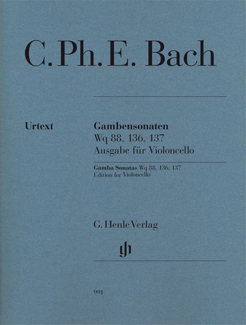 Gambensonaten Wq 88, 136, 137