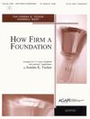 How Firm a Foundation