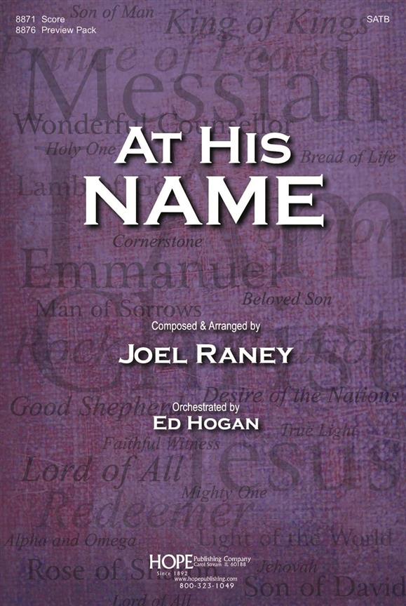 At His Name