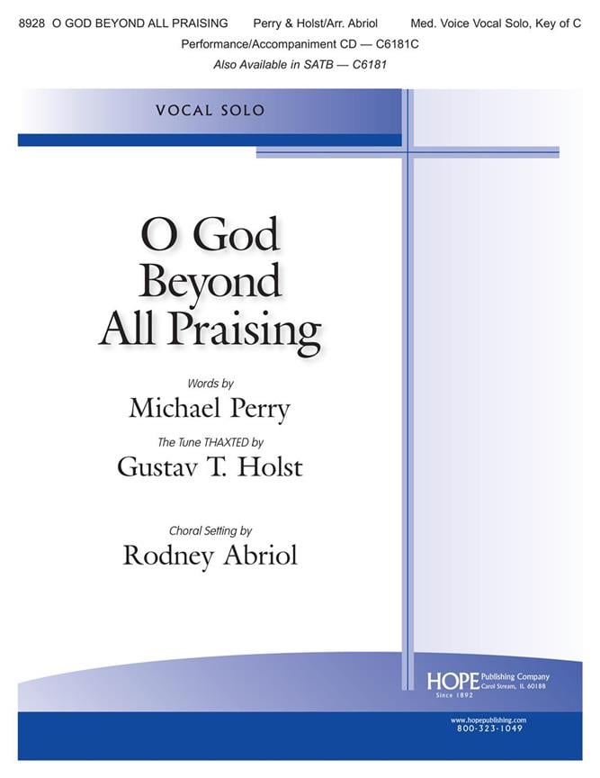 O God Beyond All Praising