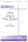 I Will Always Give Thanks