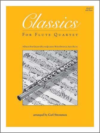 Classics For Flute Quartet - 4th Flute