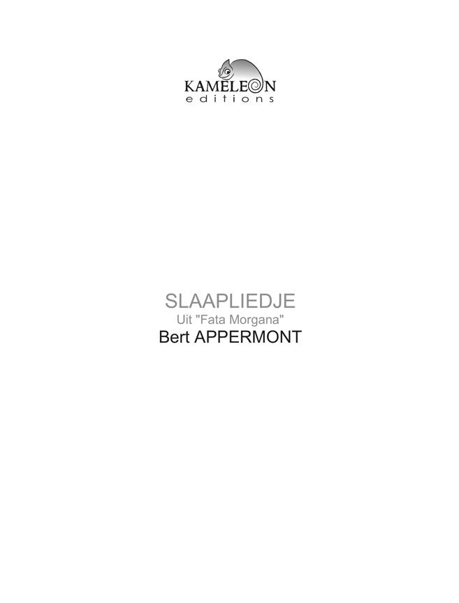 Slaapliedje Uit Fata Morgana