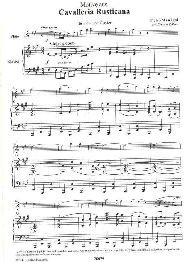 Cavalleria Rusticana (Kohl