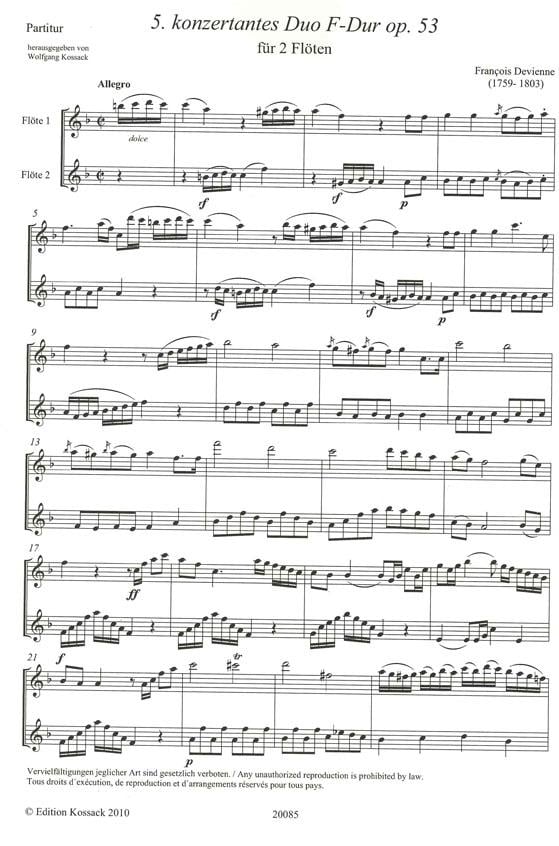 5. Konzertantes Duo F-Dur