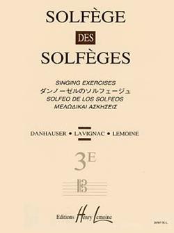 Solfège des Solfèges Vol.3E sans accompagnement