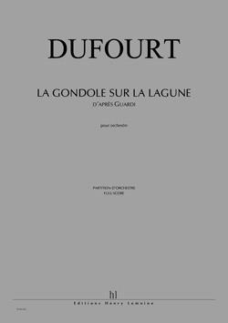 La Gondole sur la lagune d'après Guardi
