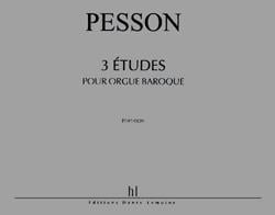 Etudes pour orgue baroque (3)