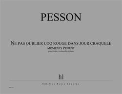 Ne pas oublier coq rouge dans jour craquelé