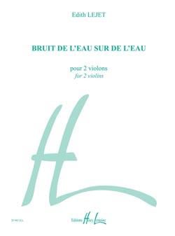 Bruit de l'eau sur de l'eau...