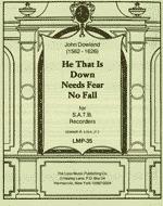 He That Is Down Needs Fear No Fall