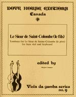 Tombeau for Le Sieur de Sainte-Colombe (le père)