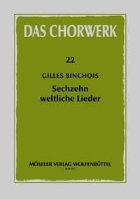 16 weltliche Lieder